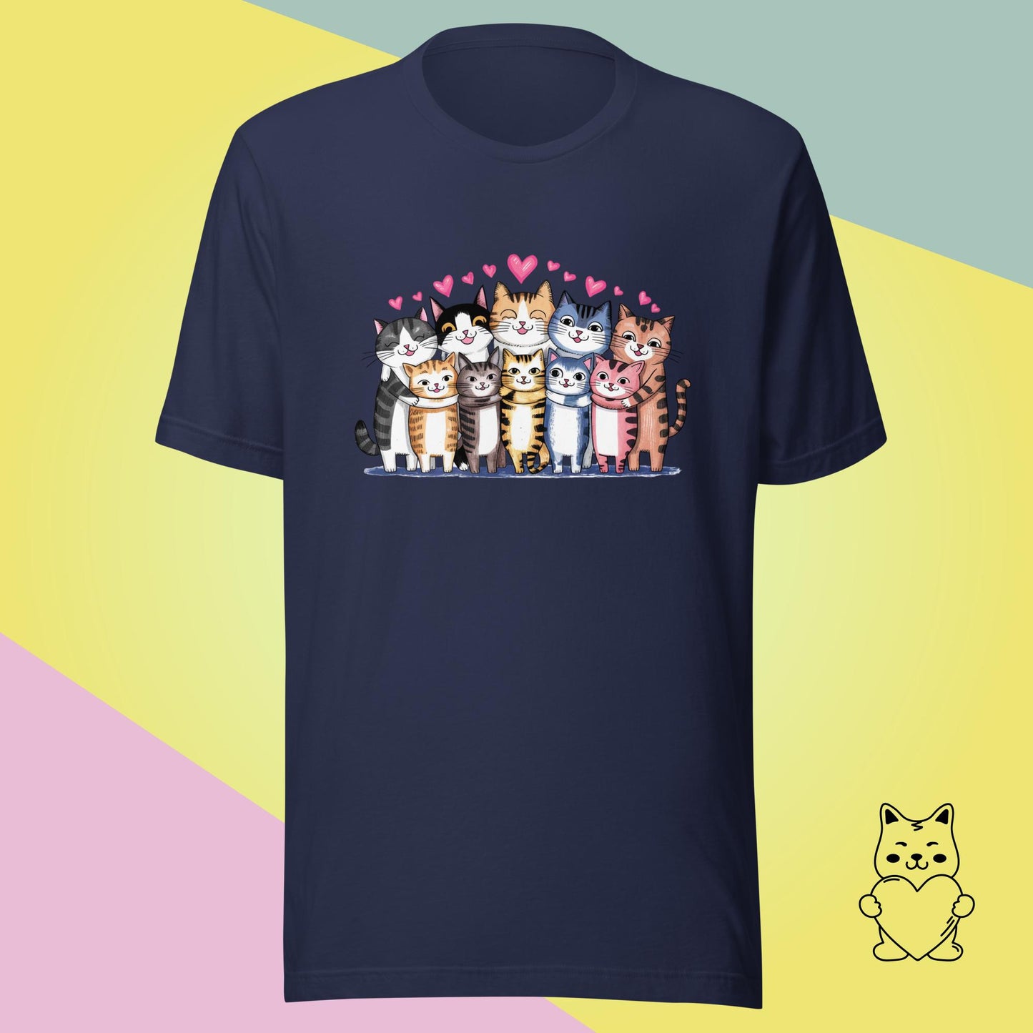 Love Cats Unisex staple eco t-shirt