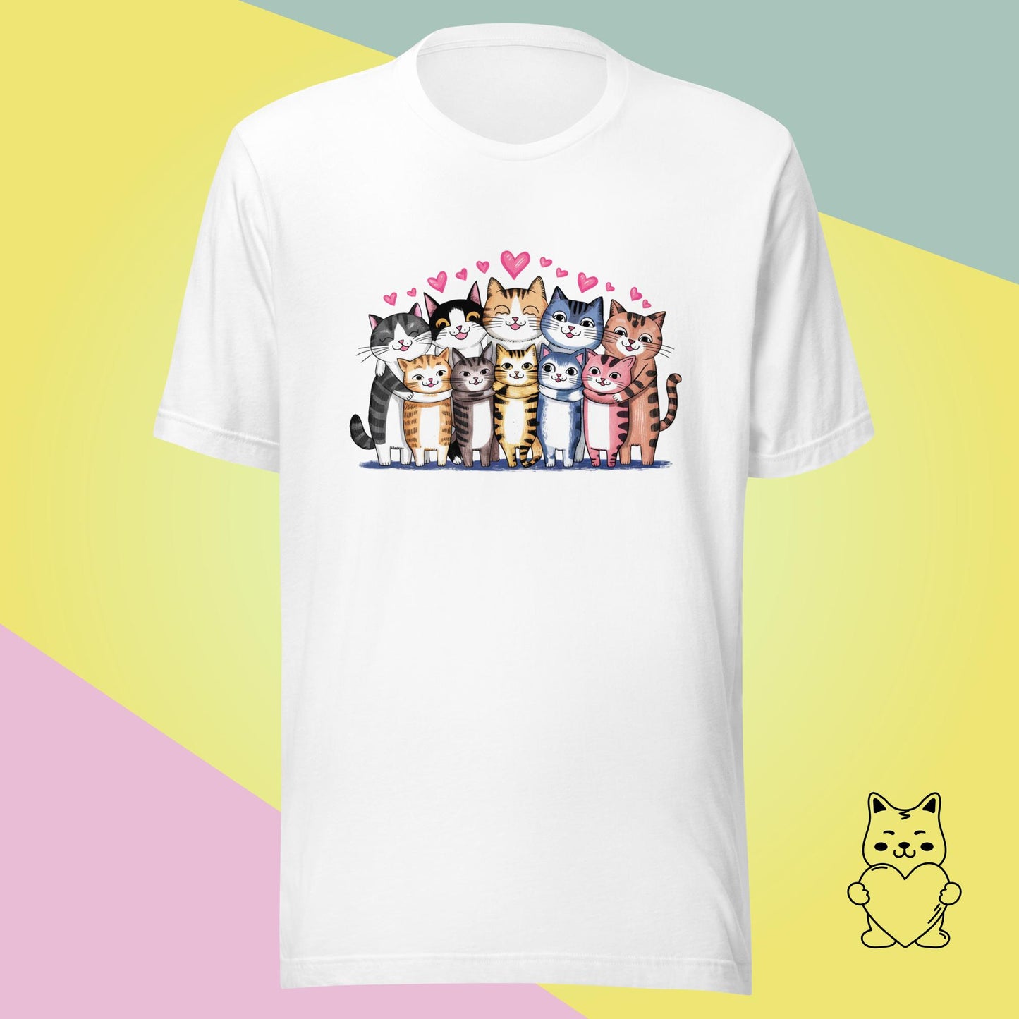 Love Cats Unisex staple eco t-shirt