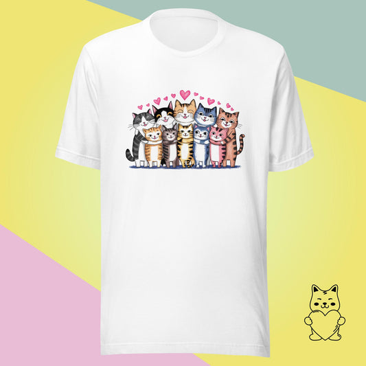 Love Cats Unisex staple eco t-shirt