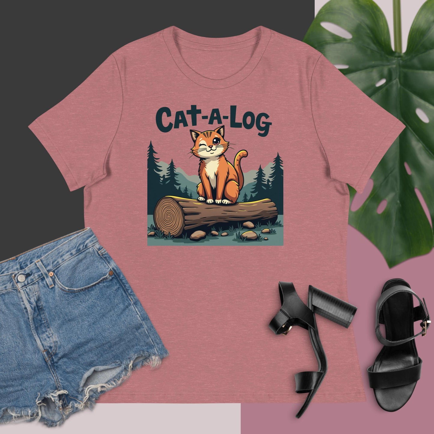 CAT-A-LOG Women's Relaxed T-Shirt