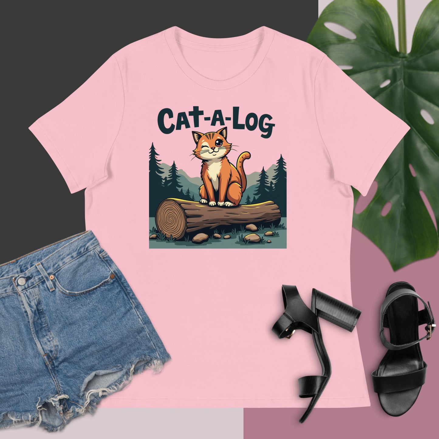 CAT-A-LOG Women's Relaxed T-Shirt