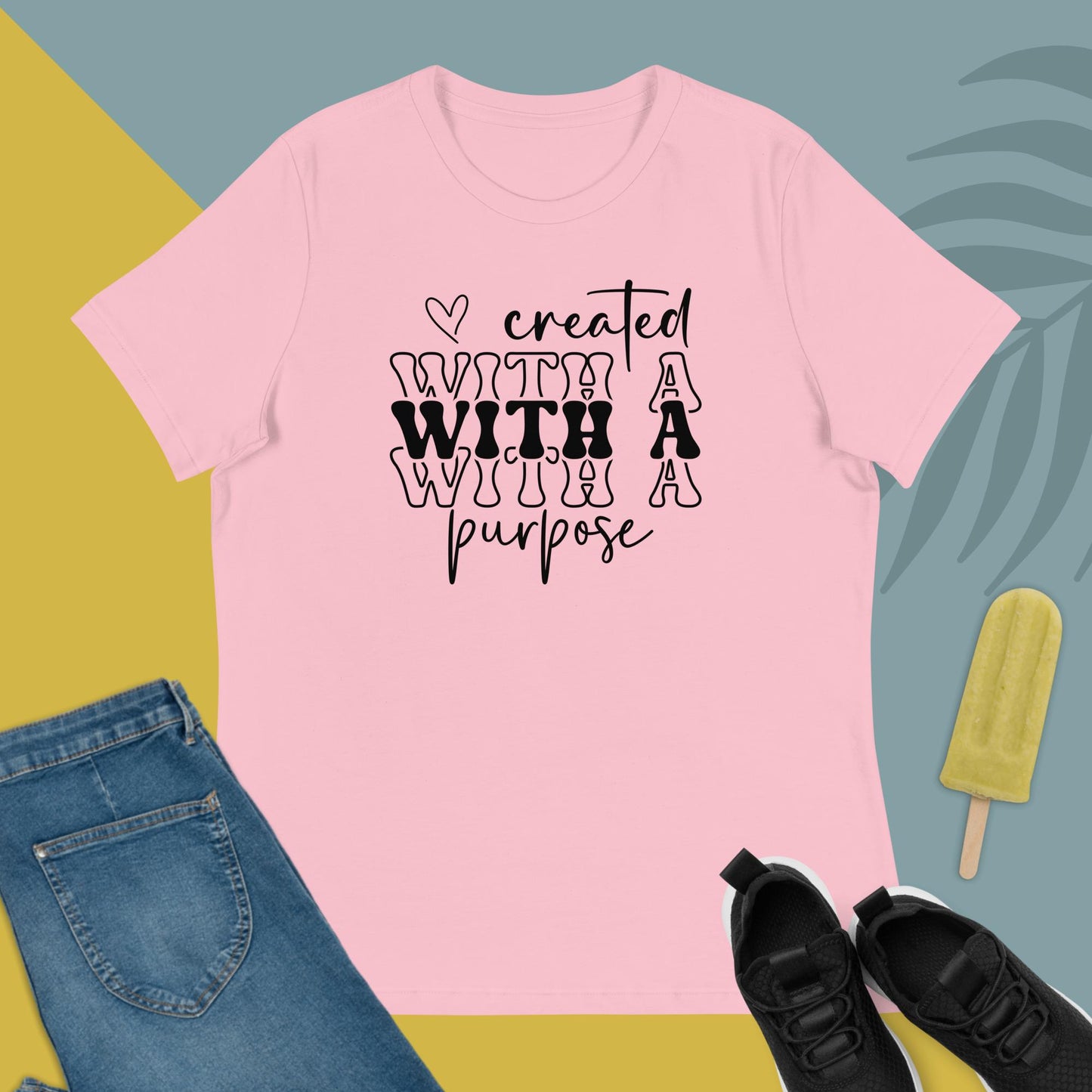 Created with a Purpose Women's Relaxed T-Shirt