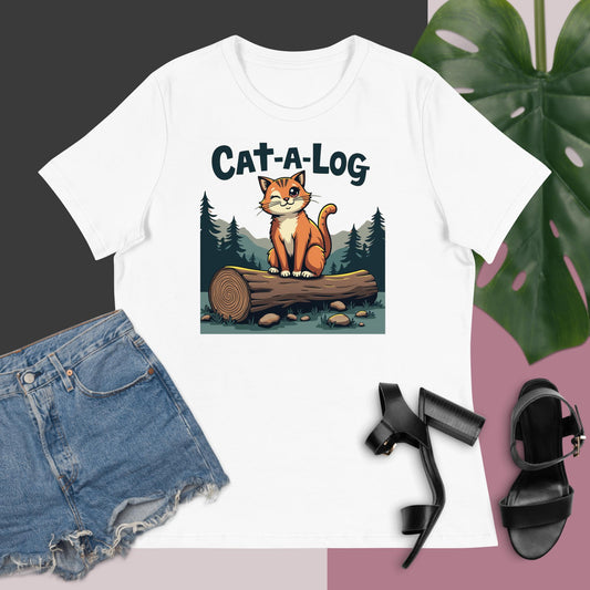 CAT-A-LOG Women's Relaxed T-Shirt